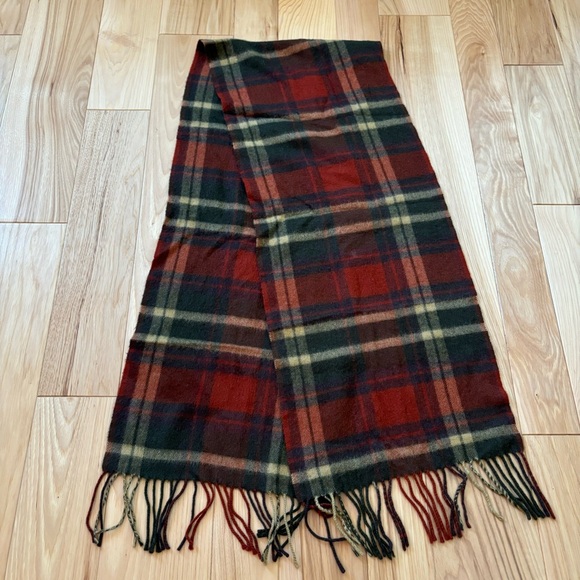 Club Room Accessories - Club Room Cashmere Plaid Scarf